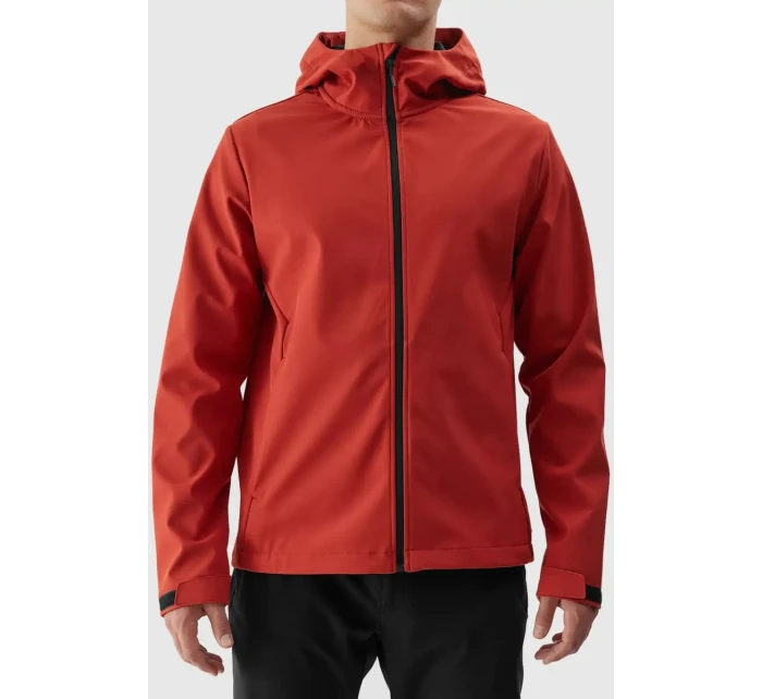 Pánská softshellová bunda s kapucí červená model 21678488 - 4F