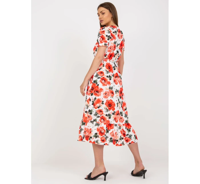 Šaty DHJ SK 7006 5.77 bílá a červená