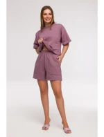 model 21047255 Šortky s kapsami s nášivkami heather - BeWear