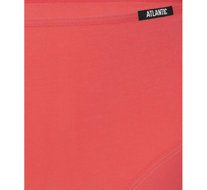 Dámské klasické kalhotky ATLANTIC 3Pack - světle korálová/světle růžová/tmavě béžová