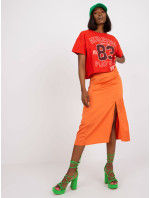 Dámská sukně WN SD model 19377165 oranžová - Rue Paris