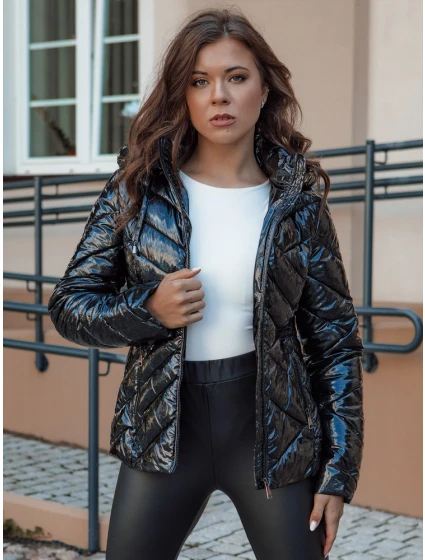 Dámská prošívaná zimní bunda černá Dstreet model 21979826 - FashionStreet