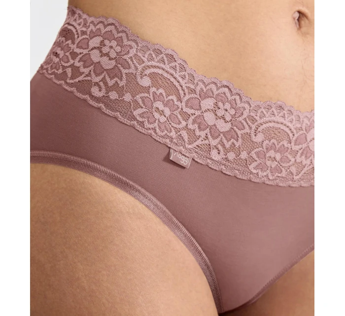 Dámské kalhotky Romance Midi - BROWN - hnědé 1141 - SLOGGI