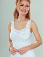 Bílá dámská košilka Eldar Arietta XXL-XXXL