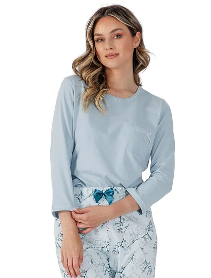 Dámské pyžamo dł/r M2XL model 20221740 - LEVEZA Dámské pyžamo dł/r M2XL model 20221740 - LEVEZA