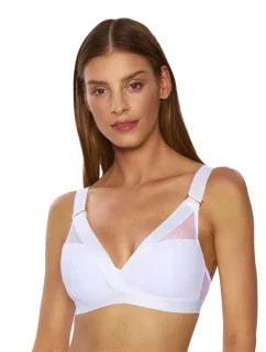 Sportovní podprsenka 748 Lara white - KINGA
