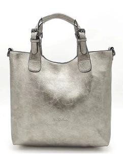 Komfortní stříbná dámská kabelka J3L9S - Ines Delaure