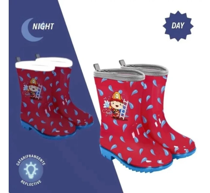 Perletti dětské gumáky malý hasič do deště pro chlapce