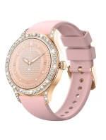 Dámské chytré hodinky VELTORI VT360-1 Pink Silicone Strap Dámské chytré hodinky VELTORI VT360-1 Pink Silicone Strap