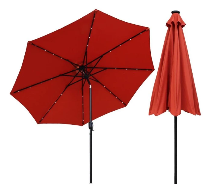 ZAHRADNÍ SLUNEČNÍK S LED OSVĚTLENÍM 300CM COCCORA ZAHRADNÍ SLUNEČNÍK S LED OSVĚTLENÍM 300CM COCCORA