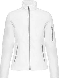 K 400 Dámská 3vrstvá softshellová bunda model 22508611 white - Kariban