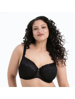 Suzette podprsenka s kosticí Full Cup 5253 black - RosaFaia