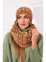 Dámský fleecový set 4 Seasons K263 camel+red Dámský fleecový set 4 Seasons K263 camel+red