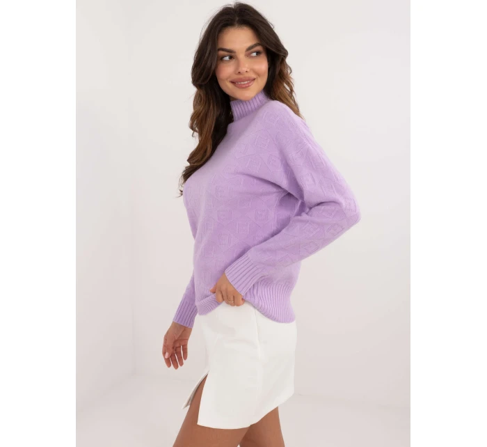 Jumper AT SW model 20509626 světle fialový - FPrice Jumper AT SW model 20509626 světle fialový - FPrice