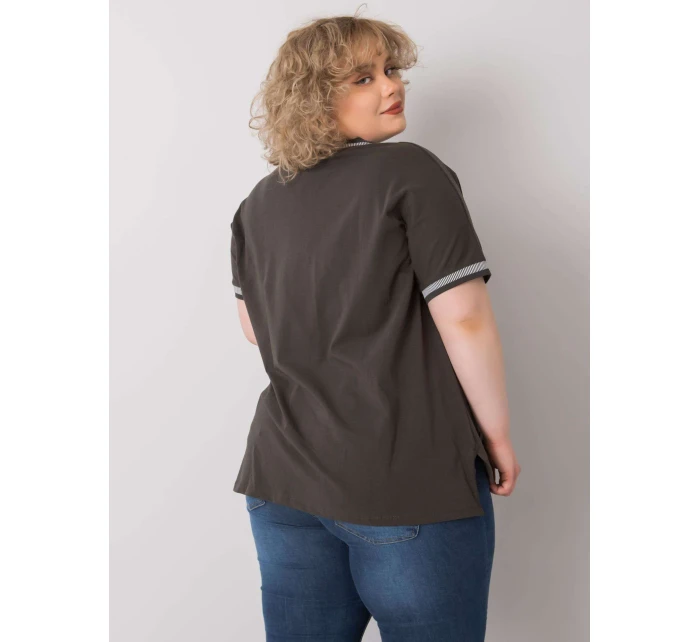 Halenka RV BZ 6496.32P tmavá khaki