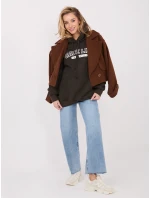 WT BL mikina A1066.53 tmavě hnědá