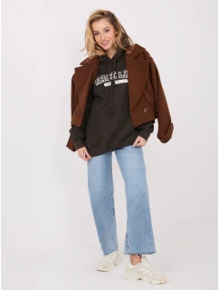 WT BL mikina A1066.53 tmavě hnědá