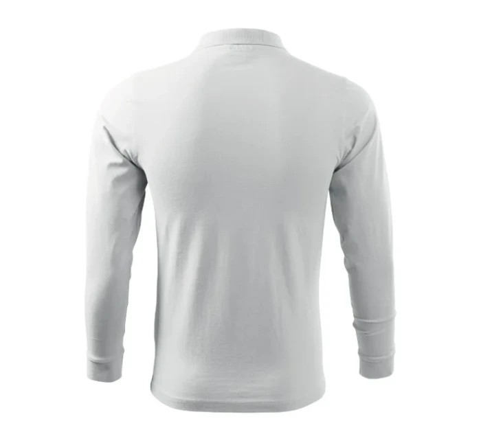 Single J. LS polokošile pánská bílá