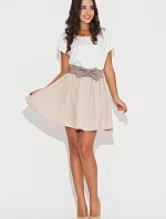 Dámská sukně K056 béžová - Katrus