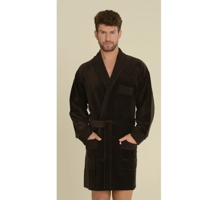 Krátký pánský župan model 15232555 - De Lafense