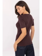 Svetr s krátkým rukávem model 217607 Factory Price Svetr s krátkým rukávem model 217607 Factory Price