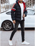 Pánská prošívaná zimní bunda tmavě modrá FashionStreet TX4566