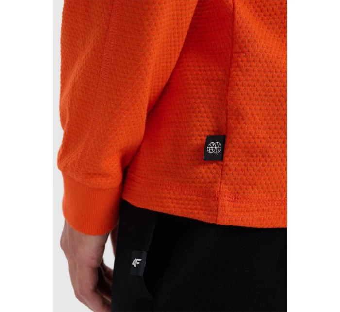 Pánské oversize hladké tričko s dlouhým rukávem 4F 4FRSS25TLONM518-70S pánské Pánské oversize hladké tričko s dlouhým rukávem 4F 4FRSS25TLONM518-70S pánské