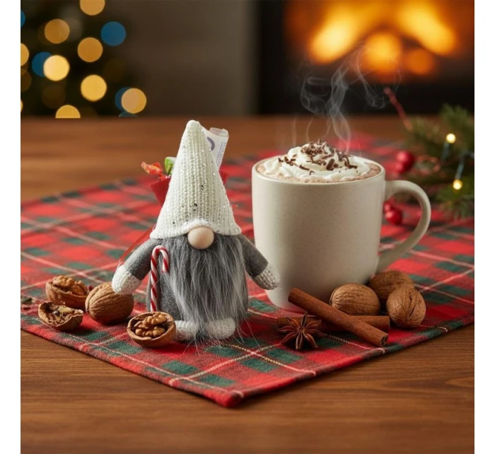 Dekorativní marshmallow s dárkovým sáčkem 15CM červené dětské Dekorativní marshmallow s dárkovým sáčkem 15CM červené dětské