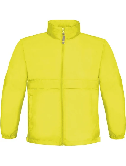 B&C Sirocco /kids Dětská větrovka bez podšívky 01.0950 ultra yellow B&C Sirocco /kids Dětská větrovka bez podšívky 01.0950 ultra yellow