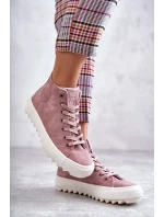 Dámské Tenisky Big Star Vysoké Zateplené Růžové model 21595916 - Big Star Shoes