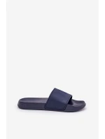 Lehké Pěnové Pantofle Pánské Big Star model 21687966 Tmavě Modré - Big Star Shoes Lehké Pěnové Pantofle Pánské Big Star model 21687966 Tmavě Modré - Big Star Shoes