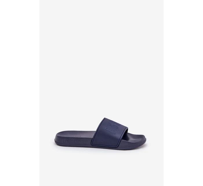 Lehké Pěnové Pantofle Pánské Big Star model 21687966 Tmavě Modré - Big Star Shoes Lehké Pěnové Pantofle Pánské Big Star model 21687966 Tmavě Modré - Big Star Shoes