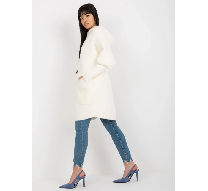 Dámský kabát MBM EN  ecru  model 21421273 - FPrice