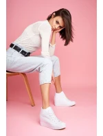 Dámské tenisky na klínku Big Star - bílé Dámské tenisky na klínku Big Star - bílé