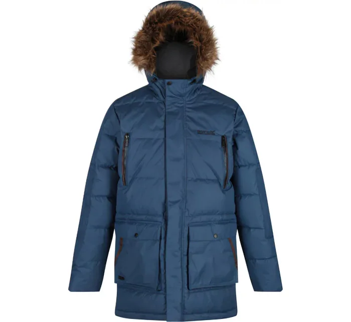 Pánská zimní bunda RMN130 Angaros II petrolejově modrá - Regatta