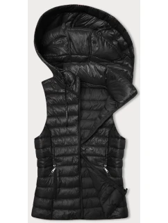 Černá prošívaná vesta (16M9151-392) černá - J.Style