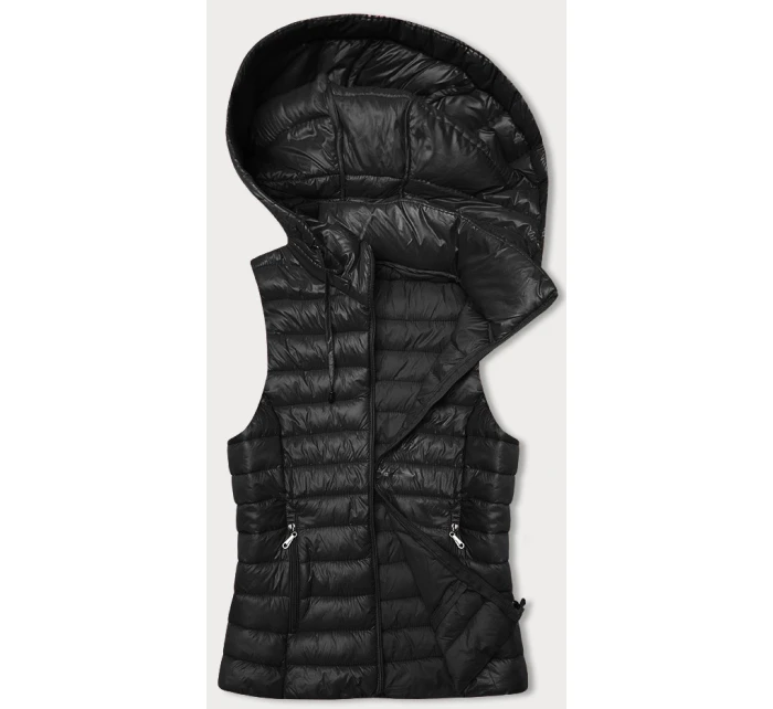 Černá prošívaná vesta (16M9151-392) černá - J.Style