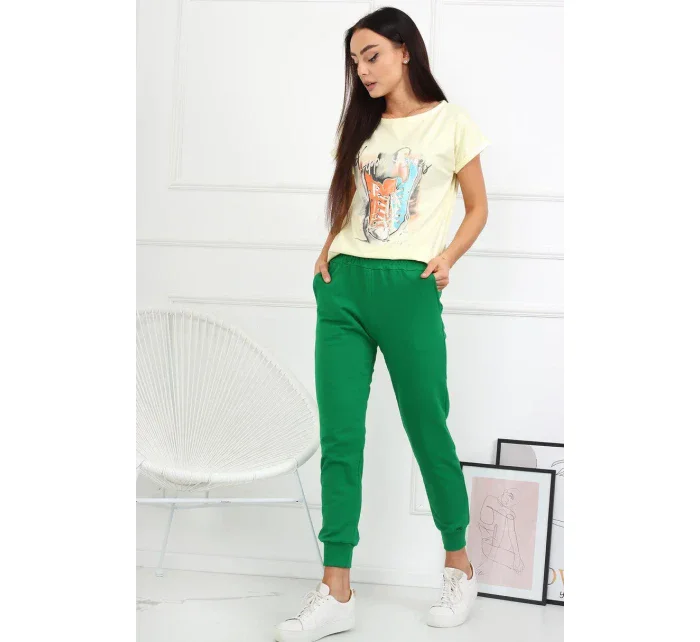 Dámské teplákové kalhoty OFF PINK