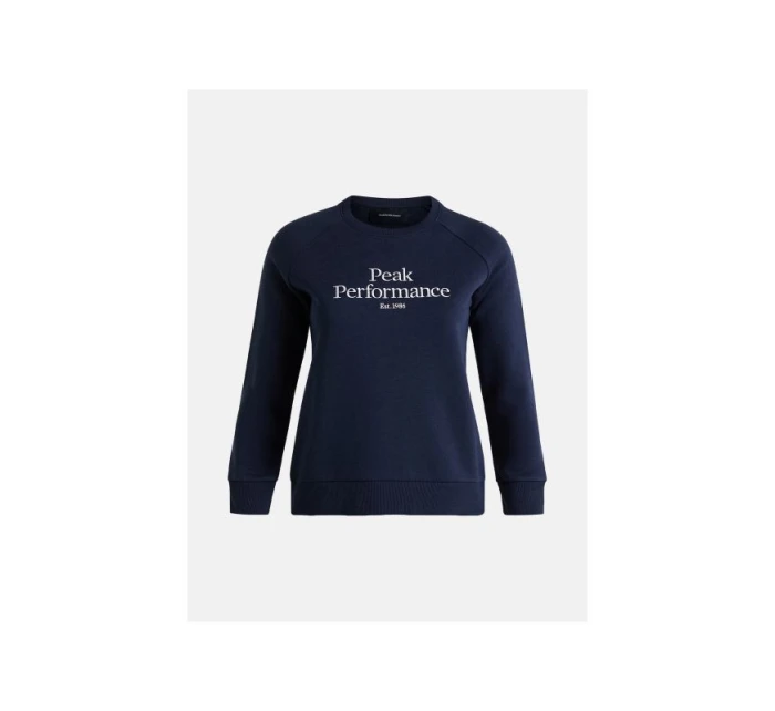 Mikina Peak Performance W Original Crew navy blue