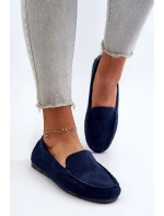 Dámské modré semišové mokasíny model 21653941 - Boto