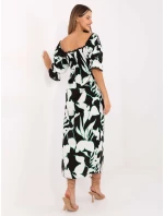 Šaty LK SK 510095.89 černobílé