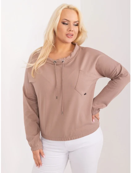 Bluzka RV BZ model 19755272 jasny brązowy - FPrice