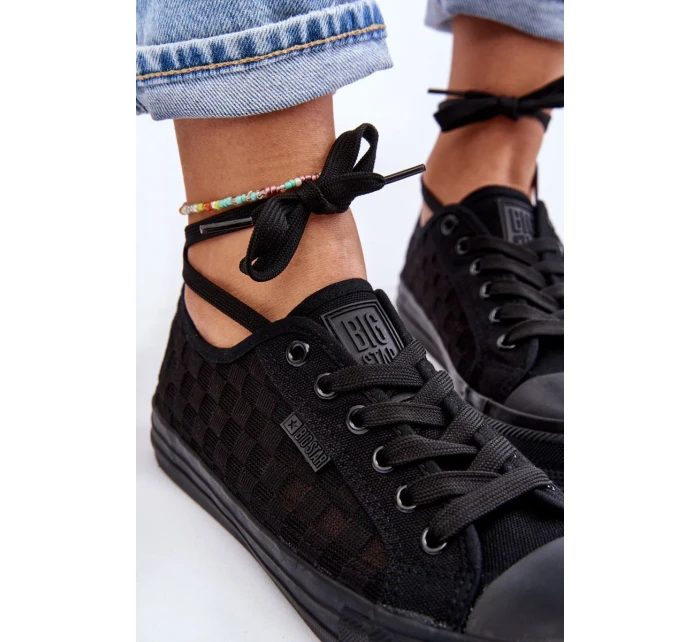 Klasické nízké tenisky Big Star LL274072 černé Klasické nízké tenisky Big Star LL274072 černé