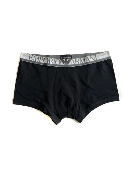 Pánské trenýrky 00020 černá model 17296081 - Emporio Armani Pánské trenýrky 00020 černá model 17296081 - Emporio Armani