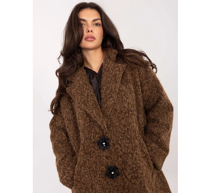 Dámský plášť IT EN 96965.19 hnědý - FPrice