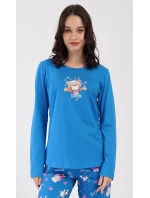 Dámské pyžamo dlouhé Méďa I love model 20848207 - Vienetta