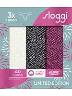 sloggi GO Crush String C3P - Black Combination - SLOGGI Black Combination - SLOGGI