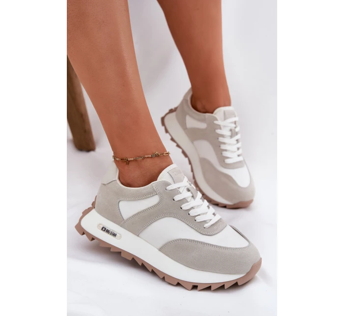 Semišové tenisky na platformě dámské Big Star HIPOLY SYSTEM model 21694410 - Big Star Shoes