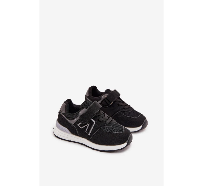 Sportovní tenisky dětské na suchý zip černé Galisse Sportovní tenisky dětské na suchý zip černé Galisse