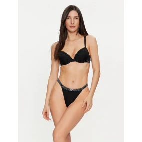 Dámské tanga 164282 4R221 00020 černé - Emporio Armani Dámské tanga 164282 4R221 00020 černé - Emporio Armani
